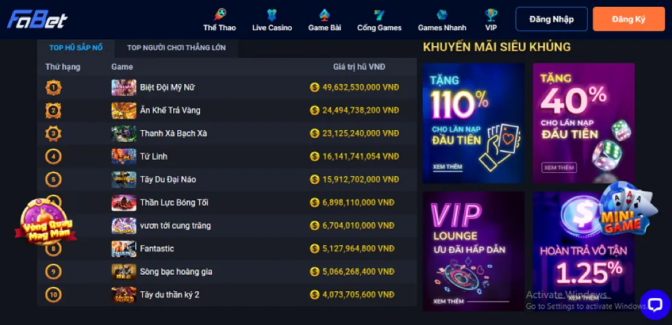 Khuyến mãi chào mừng F88BET