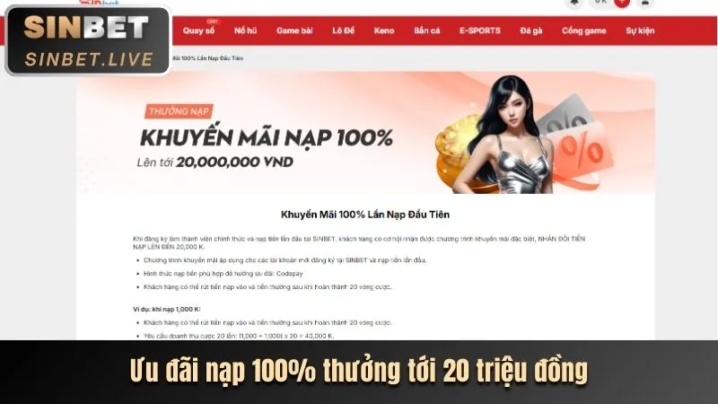 Thưởng chào mừng thành viên mới F88bet